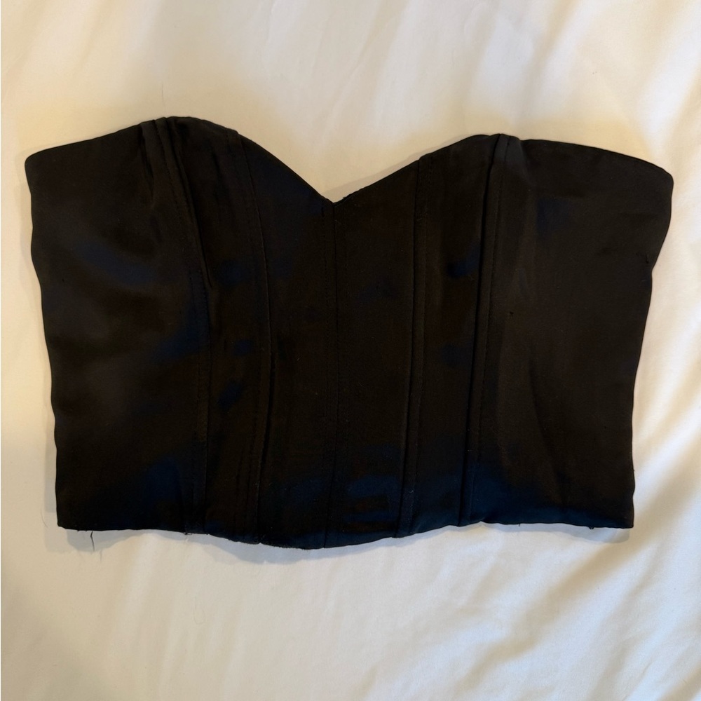 Zara Black Crop Top